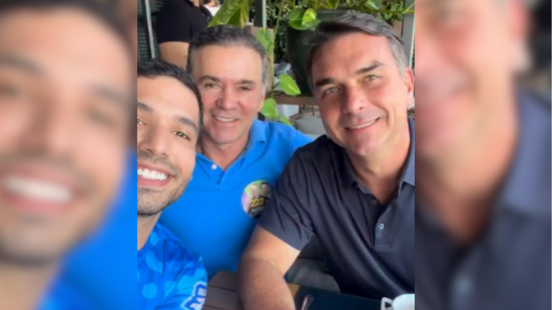 Flávio Bolsonaro participa de carreata no Conjunto Ceará nesta terça-feira (15)