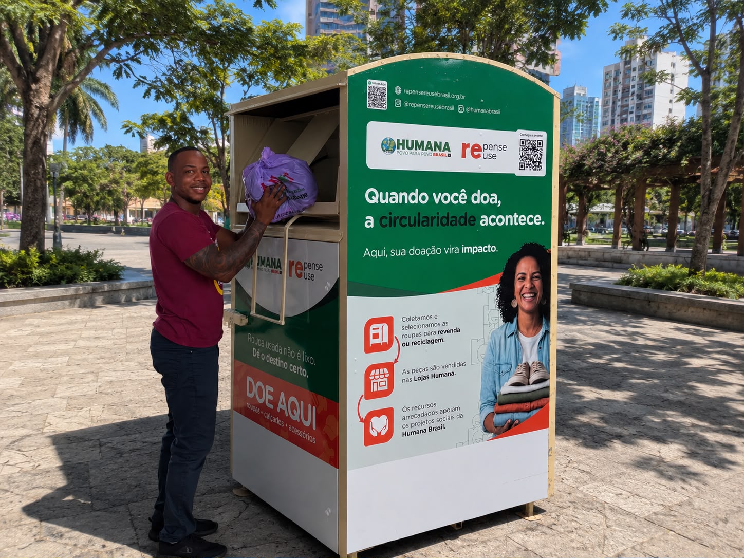 Prefeitura de Fortaleza inicia implantação de 50 pontos de coleta de roupas e calçados pós-consumo