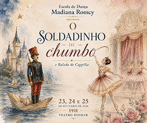Banner espetáculo O soldadinho de chumbo – 4 de setembro de 2026